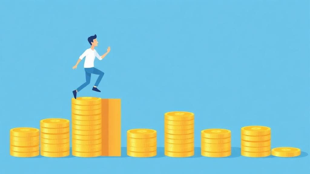 Two piggy banks contrasting empty and full savings outcomes
